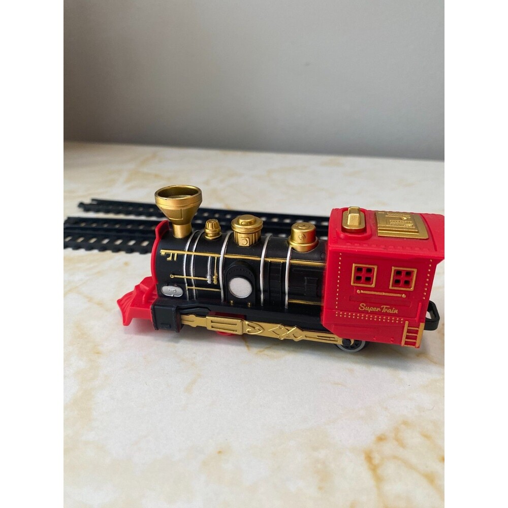 VINTAGE BATTERY OPERATED "SUPER TRAIN" and Tracks